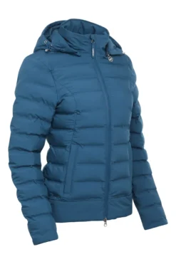LeMieux Elize Waterproof Puffer Jacket Marine -Equestrian Riding Clothing Store lm elisepuffer atlanticblue3 lr