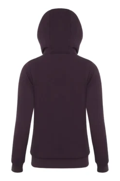 LeMieux Sherpa Lined Hoodie Fig -Equestrian Riding Clothing Store lm sherpazipthrough fig4 lr