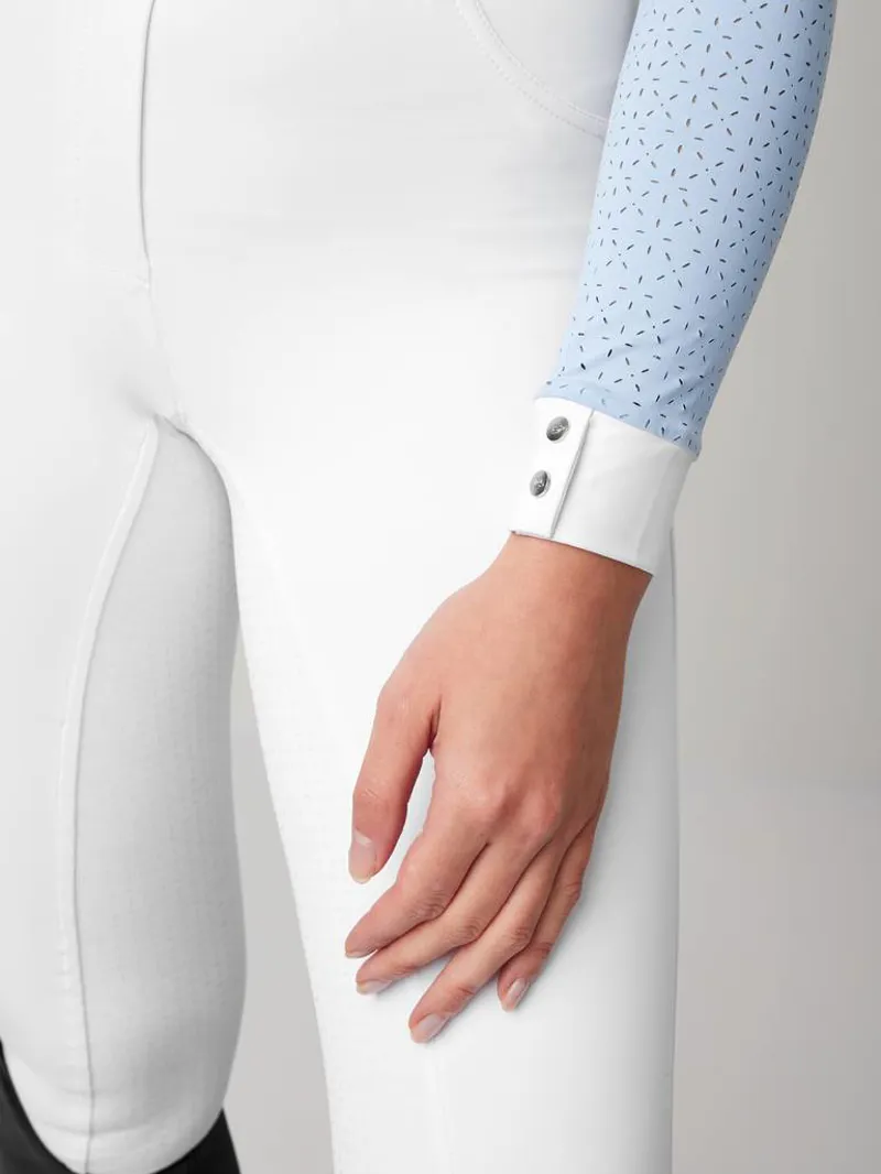 LeMieux Olivia Long Sleeve Show Shirt Mist 4 LeMieux Olivia Long Sleeve Show Shirt Mist - Image 4