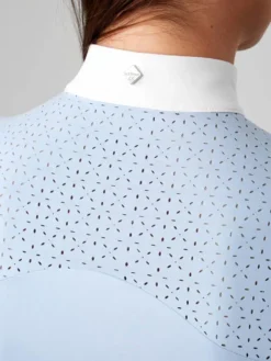 LeMieux Olivia Long Sleeve Show Shirt Mist 8 LeMieux Olivia Long Sleeve Show Shirt Mist -Equestrian Riding Clothing Store lm showshirts hr 47