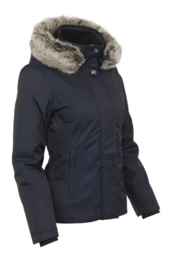 LeMieux Waterproof Short Coat Navy -Equestrian Riding Clothing Store lm waterproofshortcoat navy3 lr