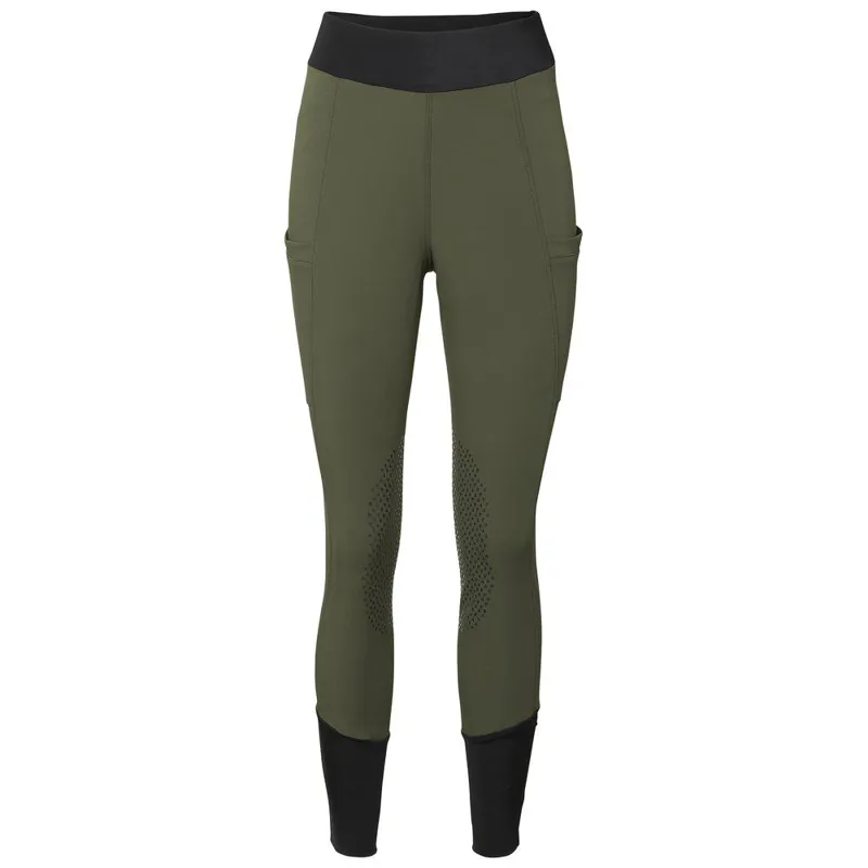 Mountain Horse Megan Pull On Breeches Green 1 Mountain Horse Megan Pull On Breeches Green
