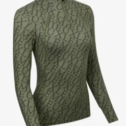 LeMieux Fleur Base Layer Moss -Equestrian Riding Clothing Store nEAk9QMA