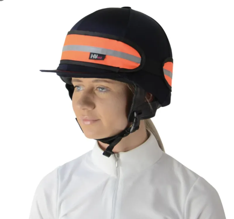 Hy Viz Hat Band In Orange/Black 1 Hy Viz Hat Band In Orange/Black