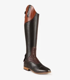 Premier Equine Passaggio Ladies Leather Field Tall Riding Boot Brown