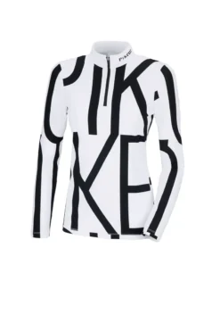 Pikeur Classic Sports Print Shirt White