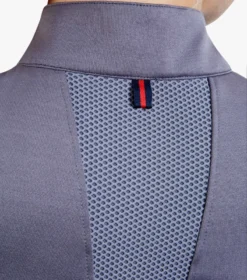 Premier Equine Mini Remisa Girl's Technical Short Sleeve Riding Top Grey -Equestrian Riding Clothing Store remisa top kids grey 6