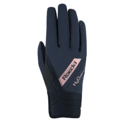 Roeckl Waregem Waterproof Winter Gloves Black/Copper