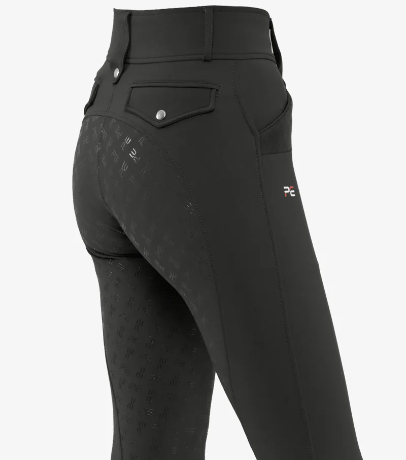 Premier Equine Torino Ladies Full Seat Gel Riding Breeches Anthracite 4 Premier Equine Torino Ladies Full Seat Gel Riding Breeches Anthracite - Image 4