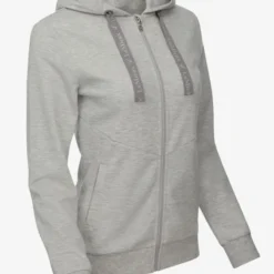 LeMieux Leonie Zip Through Hoodie Grey Marl -Equestrian Riding Clothing Store ujk4674w