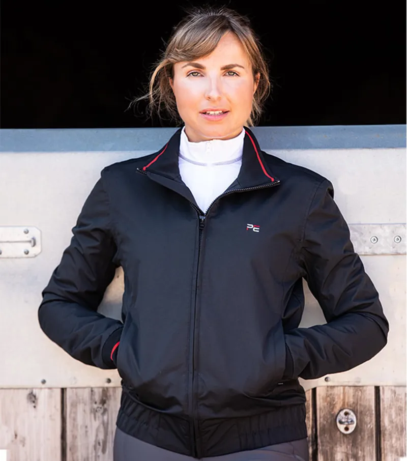 Premier Equine Ladies Pro Sport Waterproof Varsity Riding Jacket Black 3 Premier Equine Ladies Pro Sport Waterproof Varsity Riding Jacket Black - Image 3