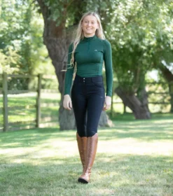 Premier Equine Virtue Ladies Full Seat Gel Riding Breeches Black